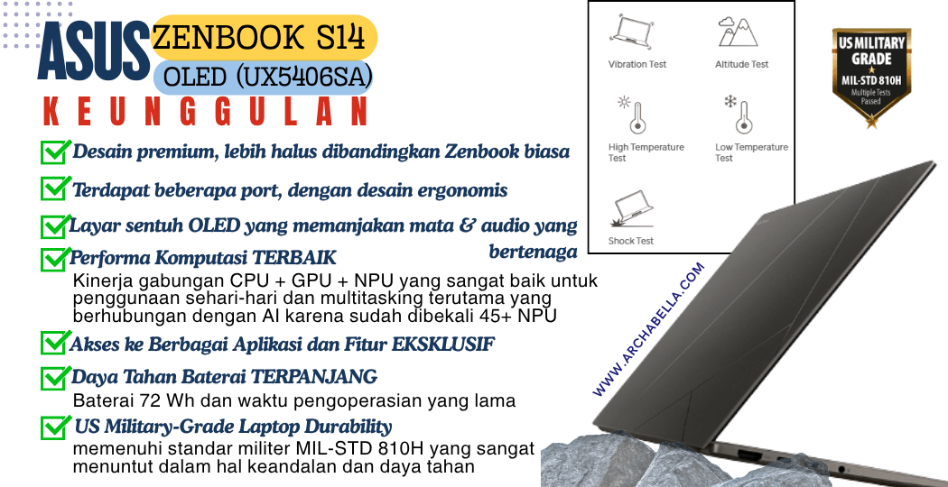 keunggulan asus zenbook s14