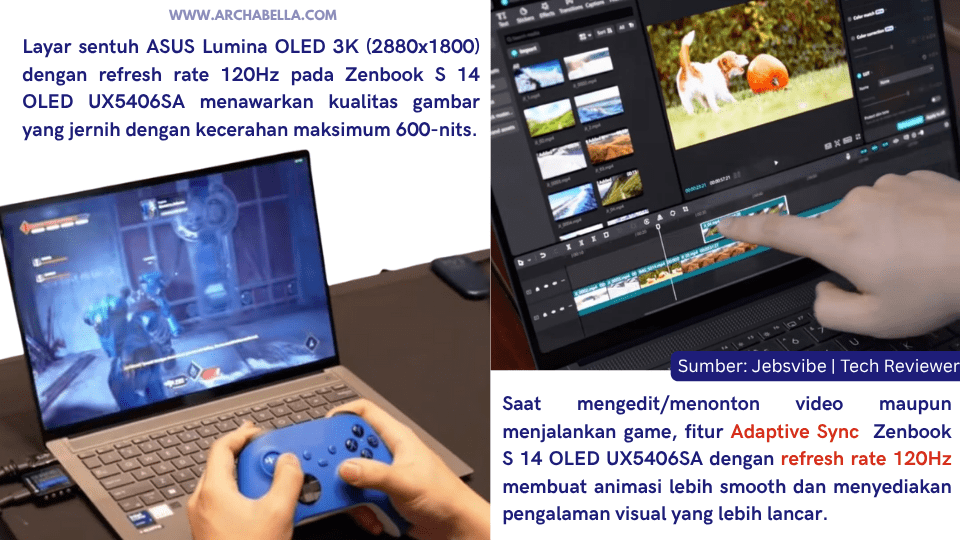layar oled asus zenbook s14