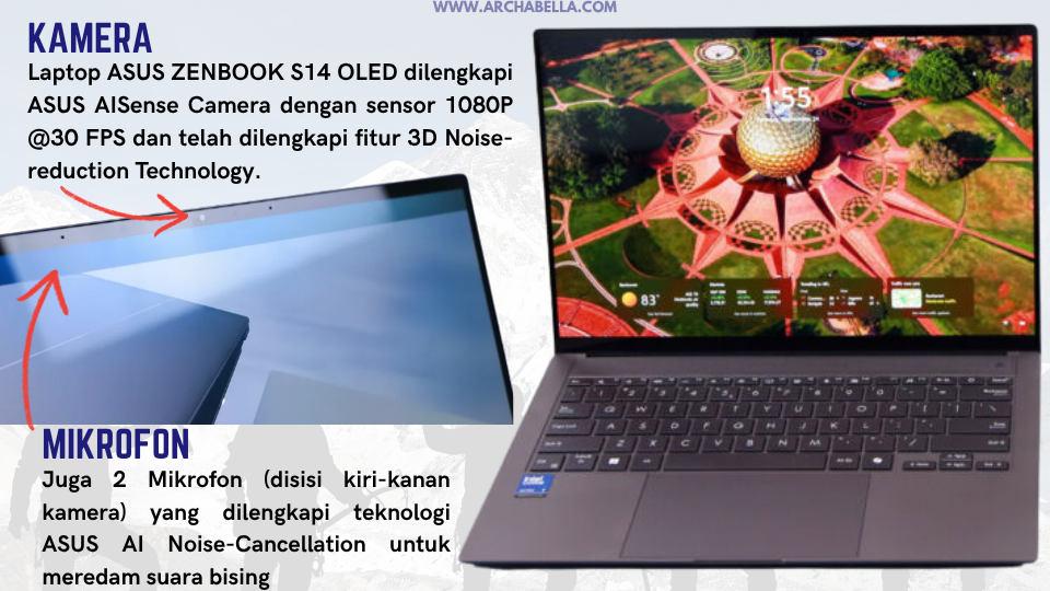 mikrofon asus zenbook s14