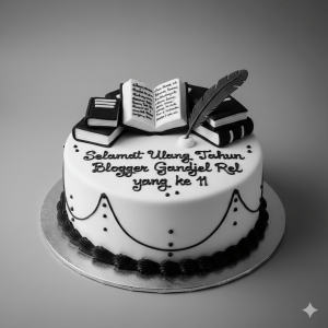 roti ultah komunitas blogger Gandjel Rel